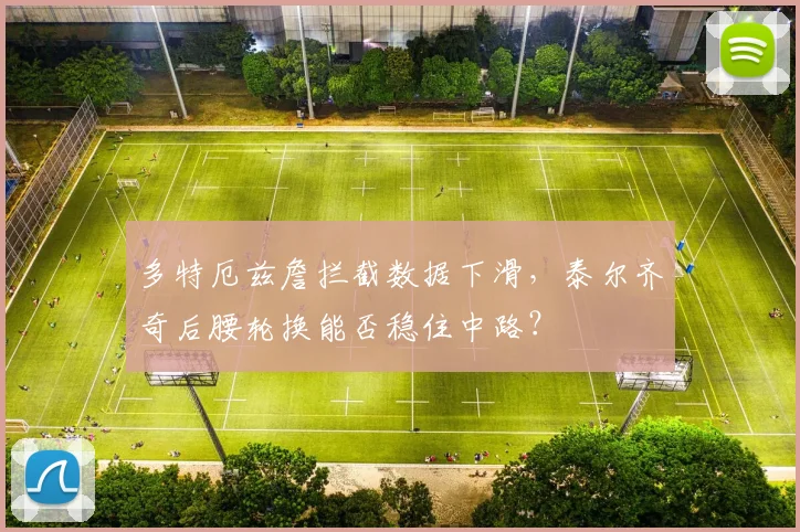 多特厄兹詹拦截数据下滑,泰尔齐奇后腰轮换能否稳住中路?